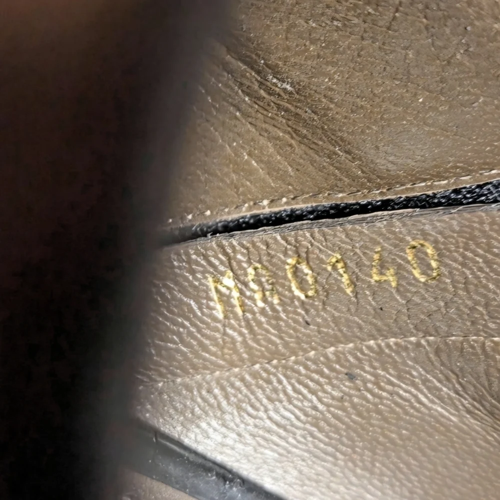 LOUIS VUITTON Boots Heel Leather Greige EU 35 / US Size 5